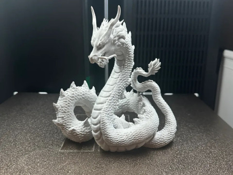 Fantasy Dragon Figure Statue Sculpture Collectible 3D Print 3D 모델