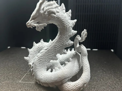 Fantasy Dragon Figure Statue Sculpture Collectible 3D Print 3D 模型