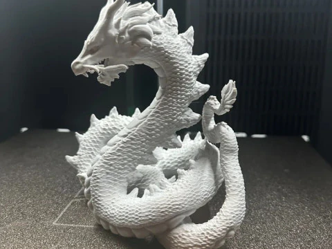 Fantasy Dragon Figure Statue Sculpture Collectible 3D Print 3D Model
