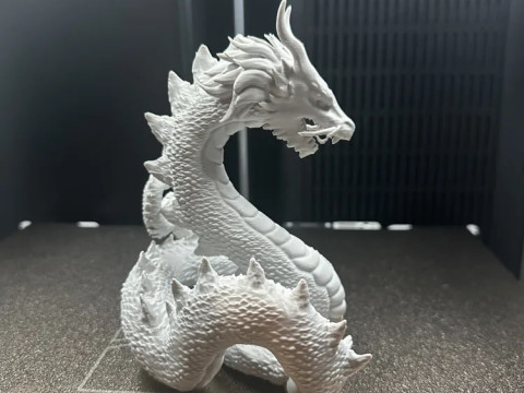 Fantasy Dragon Figure Statue Sculpture Collectible 3D Print 3D 模型
