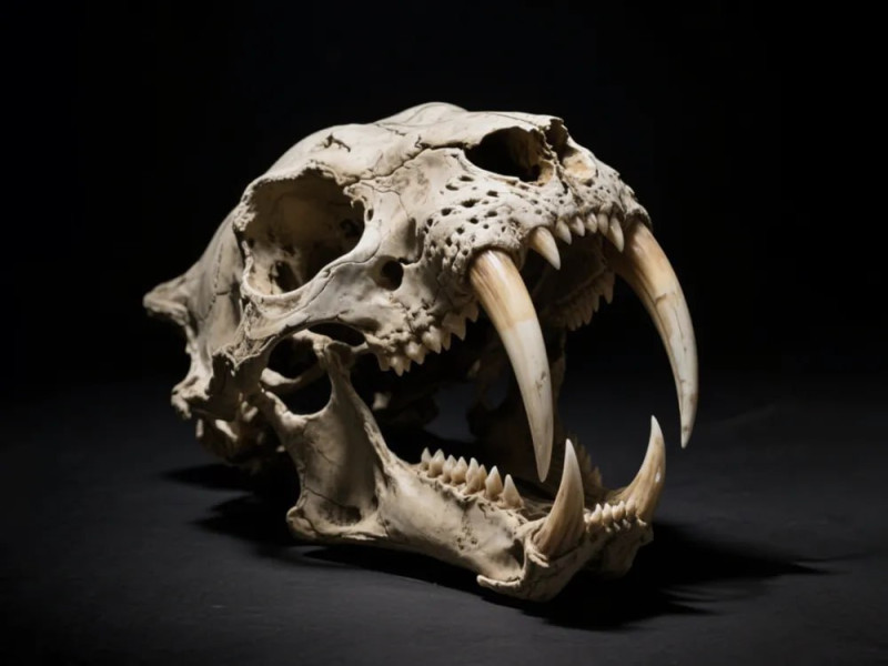 Saber Toothed Tiger Skull Realistic Anatomy Model STL 3D Print Model 3D .c4d .max .obj .3ds .fbx .stl .blend