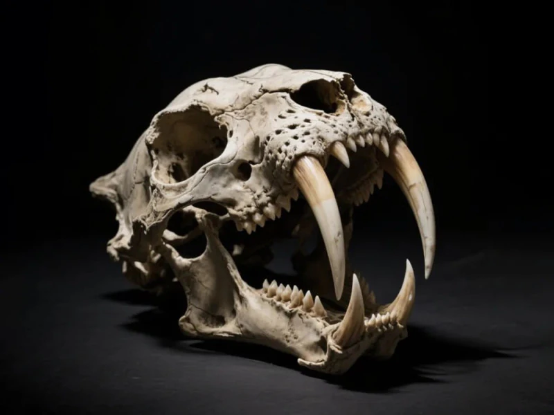 Saber Toothed Tiger Skull Realistic Anatomy Model STL 3D Print 3D Model .c4d .max .obj .3ds .fbx .stl .blend 
