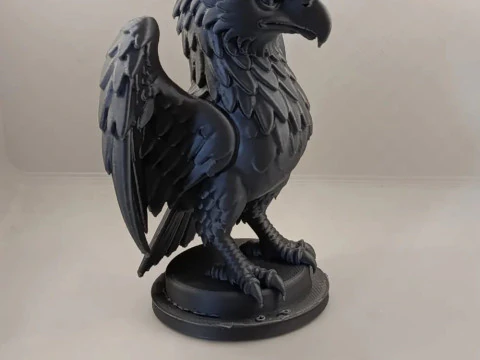 Mythical Griffin Figure Statue Collectible 3D Print 3D Model