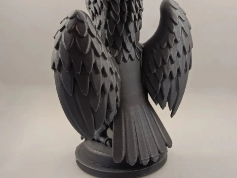 Mythical Griffin Figure Statue Collectible 3D Print 3D Model
