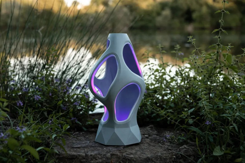 Luma Flux Modern Lamp Sculpture Futuristic Decor 3D Print Modèle 3D .c4d .max .obj .3ds .fbx .stl .blend 