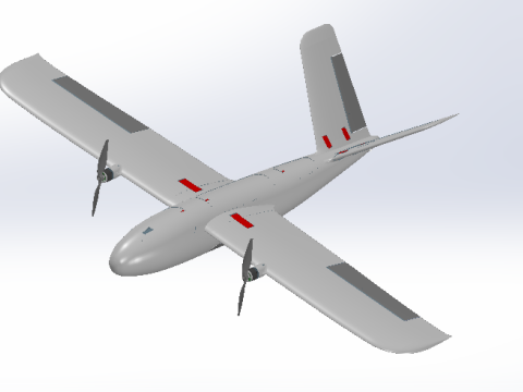 VENTURA 1600 - HIGH-PERFORMANCE FIXED WING UAV Modelo de impresión 3D