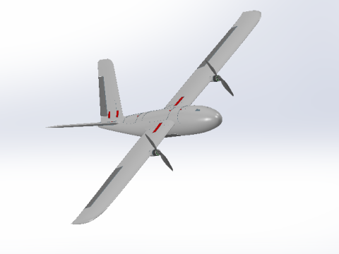 VENTURA 1600 - HIGH-PERFORMANCE FIXED WING UAV Modelo de Impressão 3D