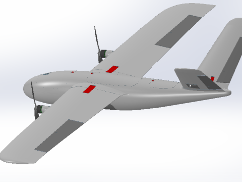 VENTURA 1600 - HIGH-PERFORMANCE FIXED WING UAV Modelo de Impressão 3D