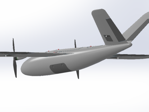 VENTURA 1600 - HIGH-PERFORMANCE FIXED WING UAV Modelo de Impressão 3D