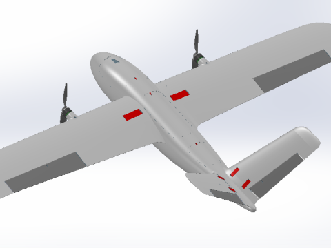 VENTURA 1600 - HIGH-PERFORMANCE FIXED WING UAV Modelo de Impressão 3D