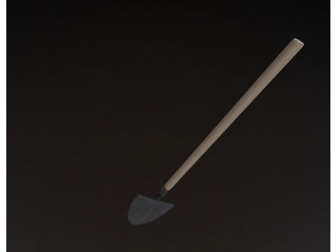 Realistic Shovel 3D Model