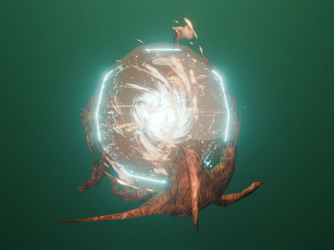 Kristallkugel 3D Modell