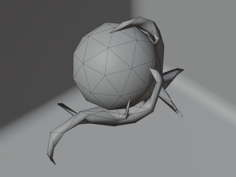 Kristallkugel 3D Modell