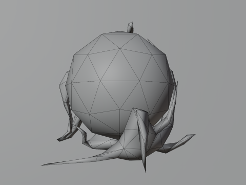 Kristallkugel 3D Modell