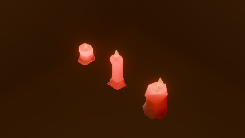 Bougie Fantaisie Modèle 3D .c4d .max .obj .3ds .fbx .stl .blend 