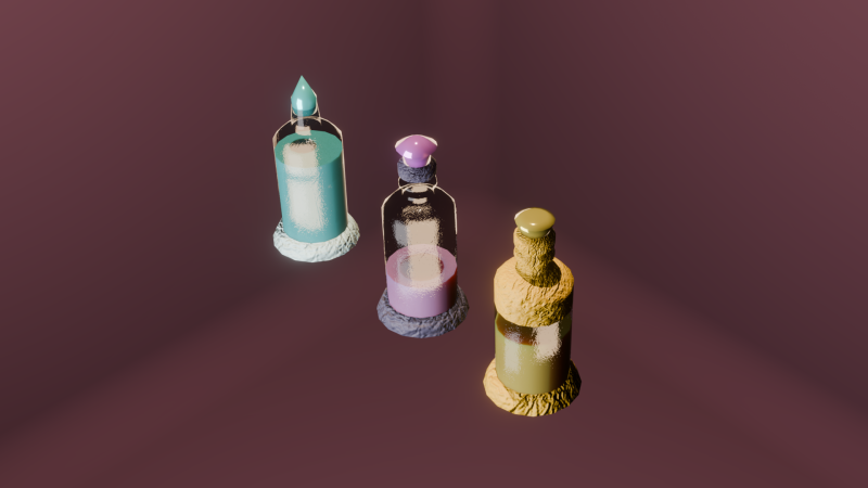 Élixirs Modèle 3D .c4d .max .obj .3ds .fbx .stl .blend 