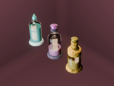 &Eacute;lixirs Modèle 3D