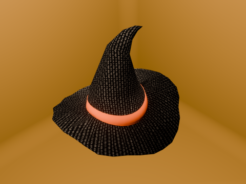 Капелюх відьми 3D Модель