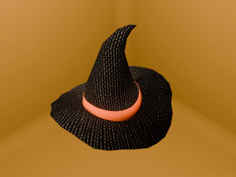 Chapeau de sorci&egrave;re Modèle 3D