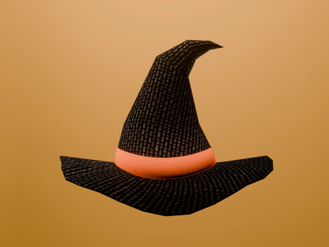 Witch Hat 3D Model