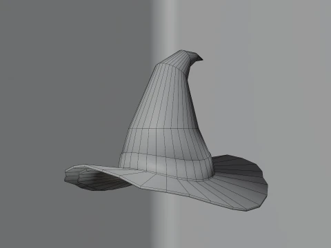 Witch Hat 3D Model