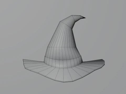 Witch Hat 3D Model