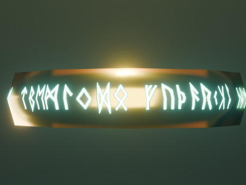 Кольцо силы 3D Модель