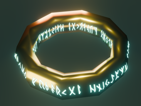 Ring of Power 3D Model