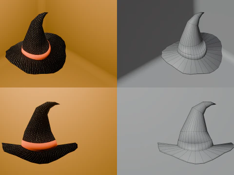 Witch Elements Pack 3D Model
