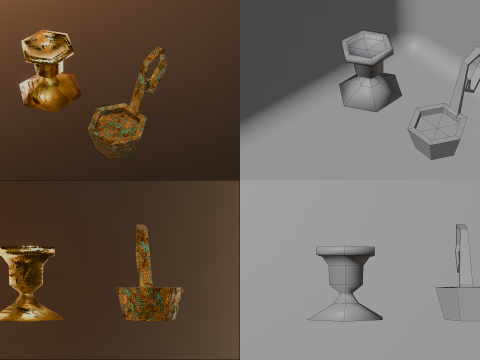 Pack d'éléments de sorcière Modèle 3D