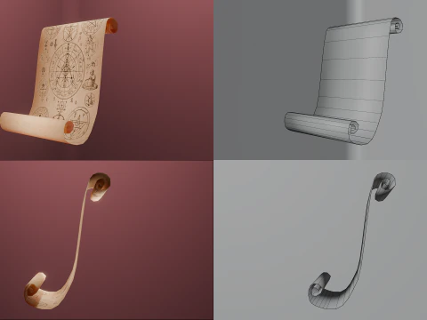 Witch Elements Pack 3D Model