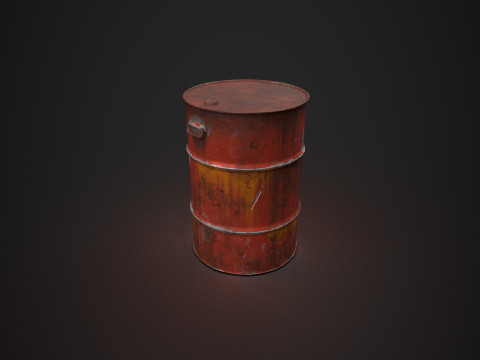 Бочка 3D Модель