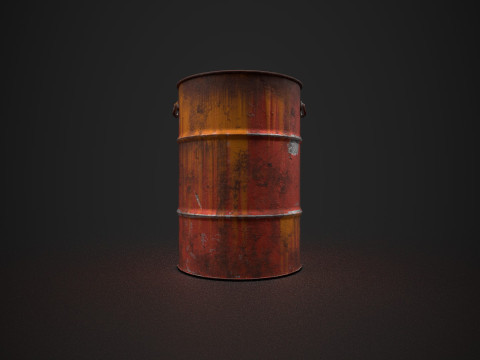 Бочка 3D Модель