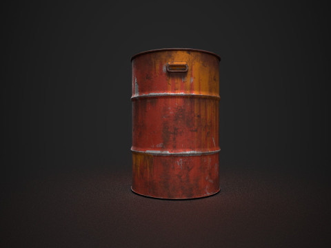 Бочка 3D Модель