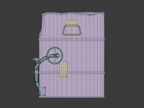 Biohazard Barrel 3D Model