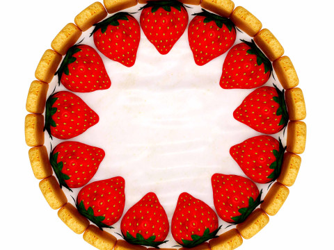 Birthday cake 3D Model