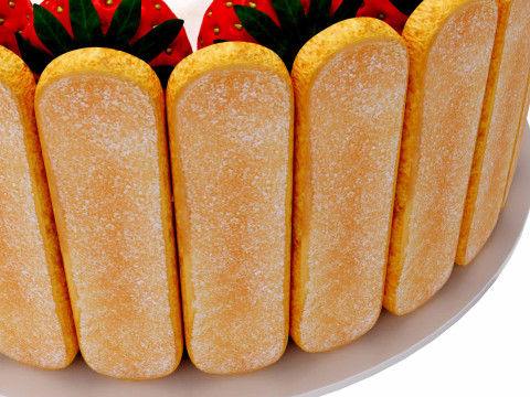 Birthday cake 3D Model
