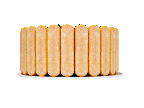 Birthday cake 3D Model