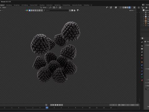 Blackberry 3D 模型