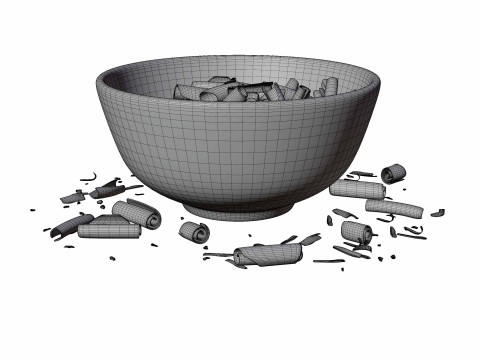 Chocolate bowl 3D मॉडल
