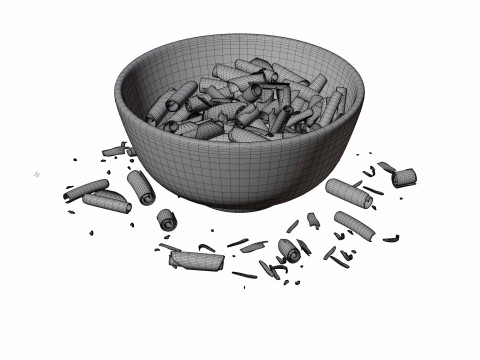 Chocolate bowl 3D मॉडल
