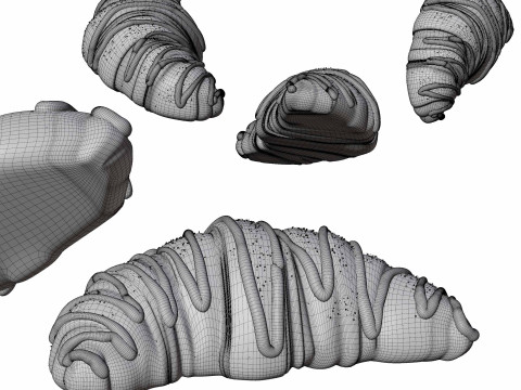Croissant 3D Model