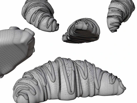 Croissant 3D Model
