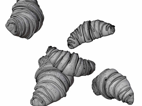 Croissant 3D Model