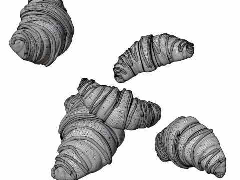 Croissant 3D Model