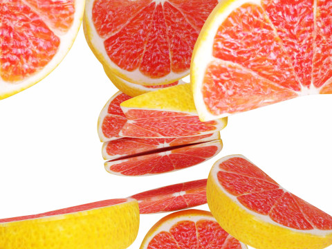 Grapefruit 3D मॉडल