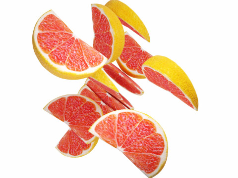 Grapefruit 3D मॉडल