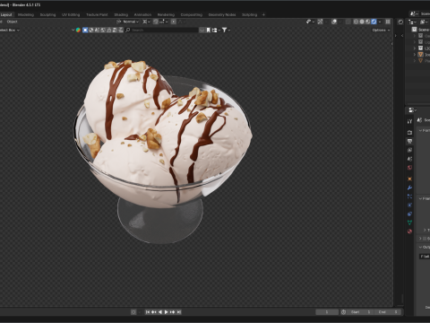 Ice cream Model 3D