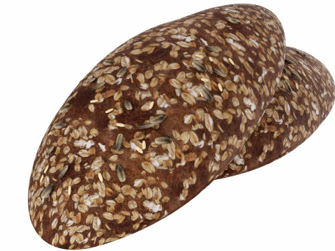 Pan Multicereales Modelo 3D