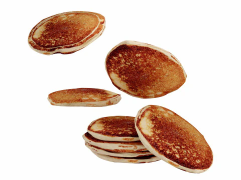Pfannkuchen 3D Modell
